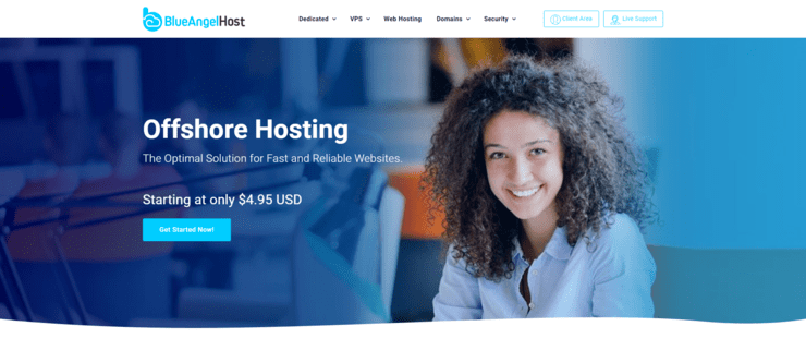 BluueAngelHost Offshore Hosting