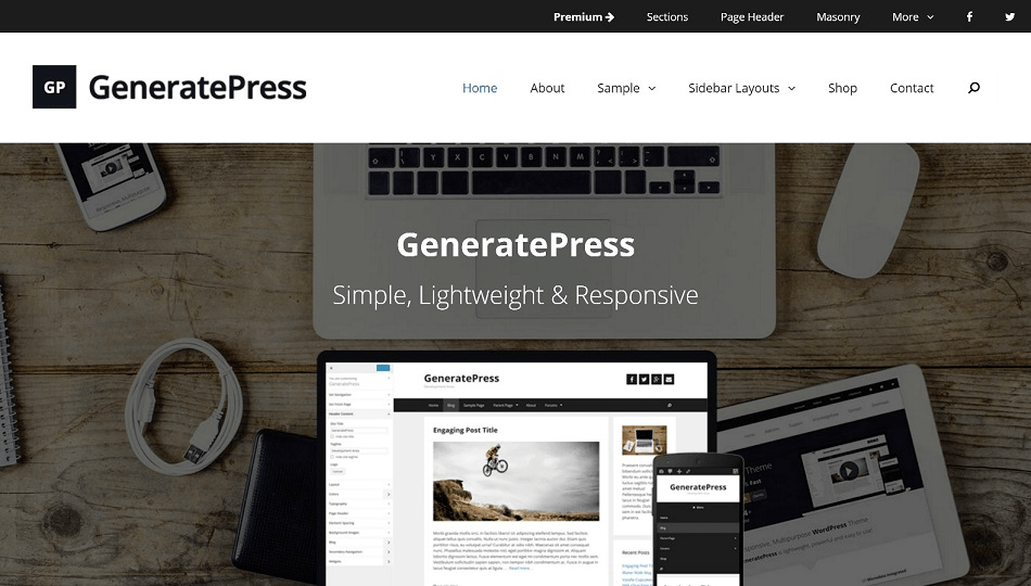 GeneratePress WordPress Theme