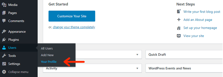 WordPress Your Profile